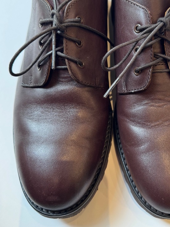 J Crew Camden Leather Bluchers Rich Espresso Lace Up Oxford Light AZ792 Mens 9 main image 5